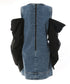 Detachable Sleeve Denim Mini Dress